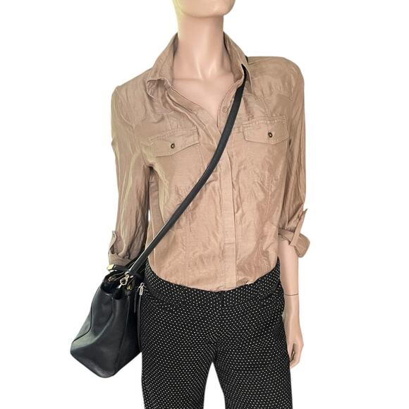 COACH 29422 Madison Christie Black Leather Gold Carryall Satchel Crossbody - Picture 10 of 11